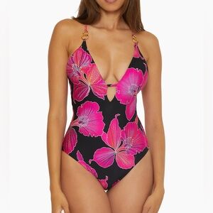 Trina Turk Fleury Floral One-Piece Swimsuit